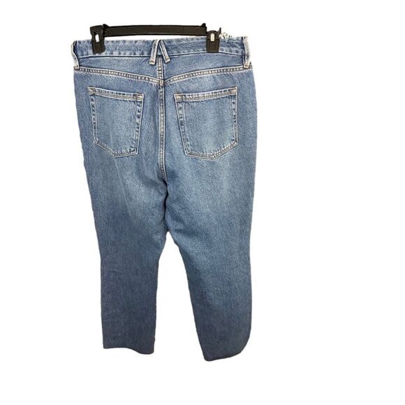 Good American Blue Straight Leg Jeans - Picture 3 of 4